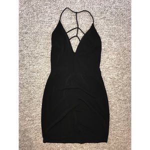 Black Scoop Back Dress, NEW WITH TAGS!